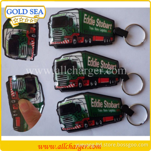 Portable waterproof Mini LED keychain led light soft pvc for gift